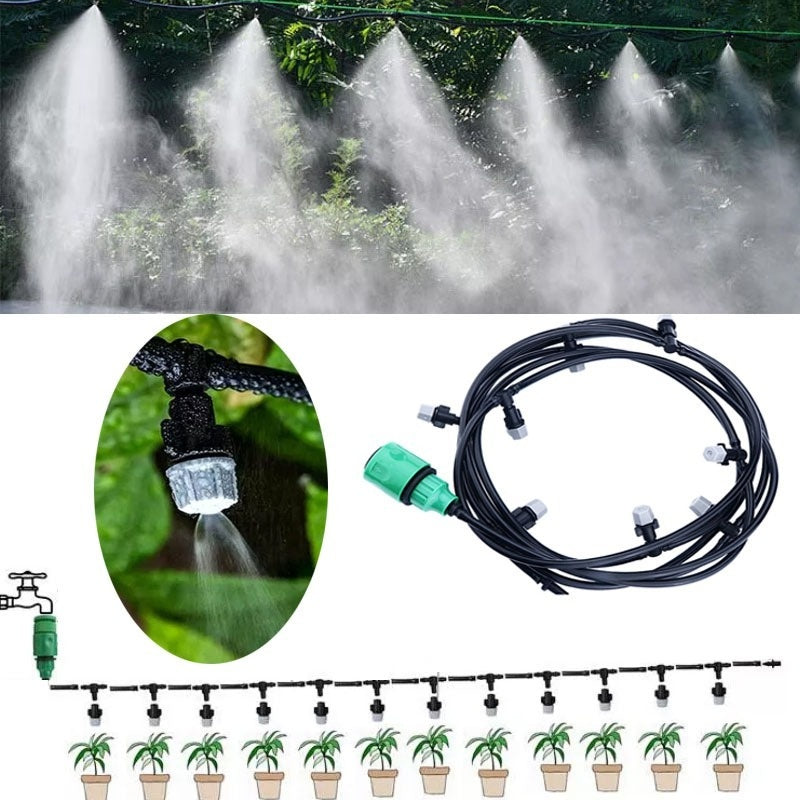 Garden Irrigation Hose Water Mist Greening System Package GLlew Homewares