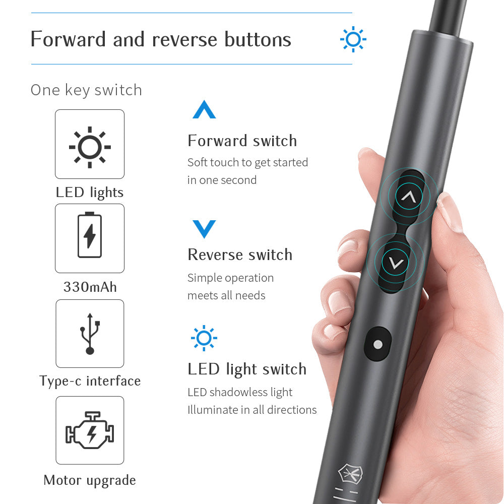 Electric Screwdriver, Rechargeable Household Electric Screwdriver, Small Mini Precision Set GLlew Homewares