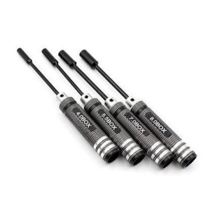 Screwdriver Wrench 4Pcs RC Metal Hex Nut Driver Set GLlew Homewares