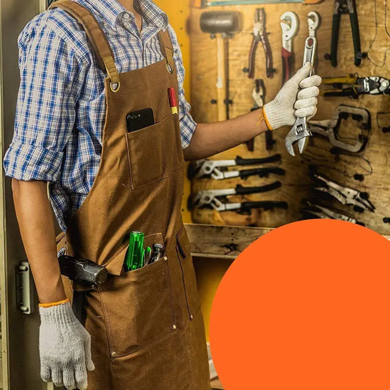 Home Kitchen Gardening Woodworking Canvas Apron GLlew Homewares