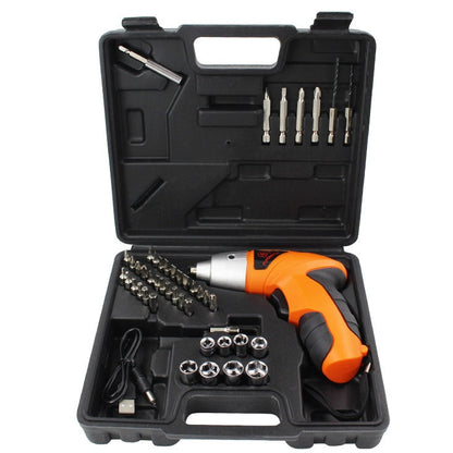 battery cordless screwdriver set hand tool set GLlew Homewares