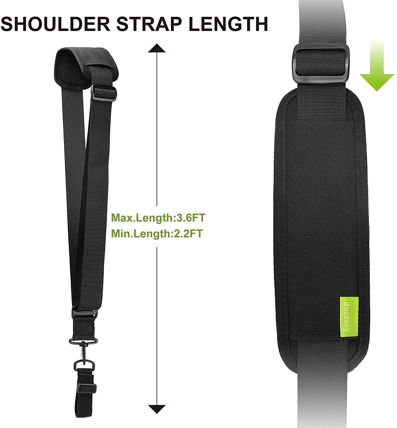 Hanging Strap for Lawn Machine – Black Nylon Side Strap GLlew Homewares