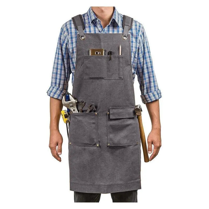 Home Kitchen Gardening Woodworking Canvas Apron GLlew Homewares
