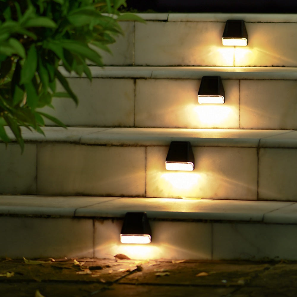 Outdoor Light Solar LED Wall Lamp – IP65 Rainproof Garden Step Light GLlew Homewares