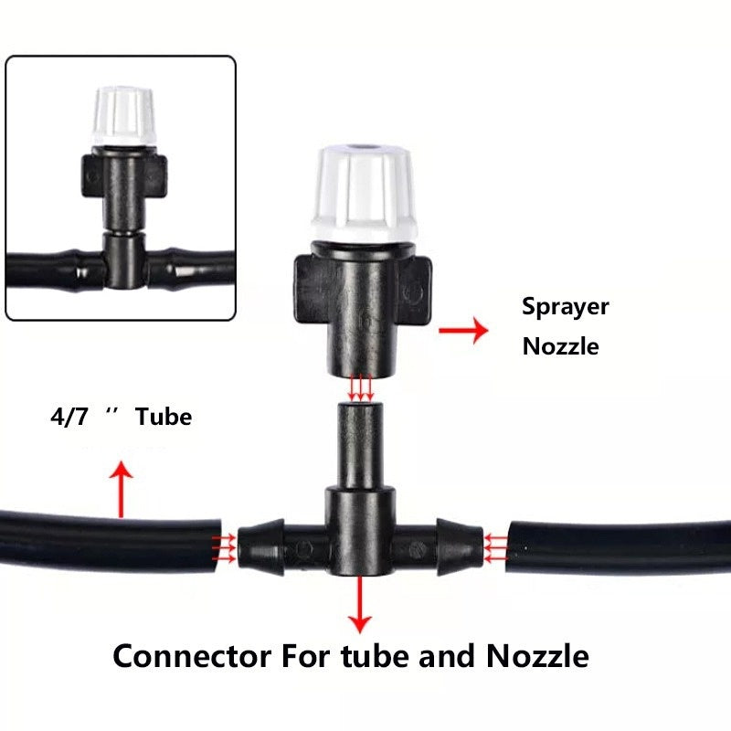 Garden Irrigation Hose Water Mist Greening System Package GLlew Homewares