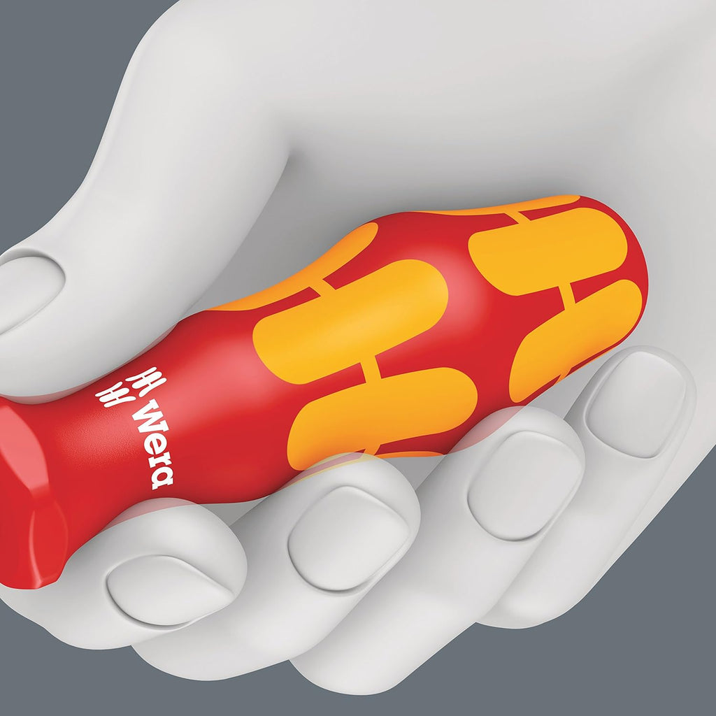 05135961001 Screwdriver Set Kraftform Plusserie 100" 160Iss-7 Pcs, Red-Yellow