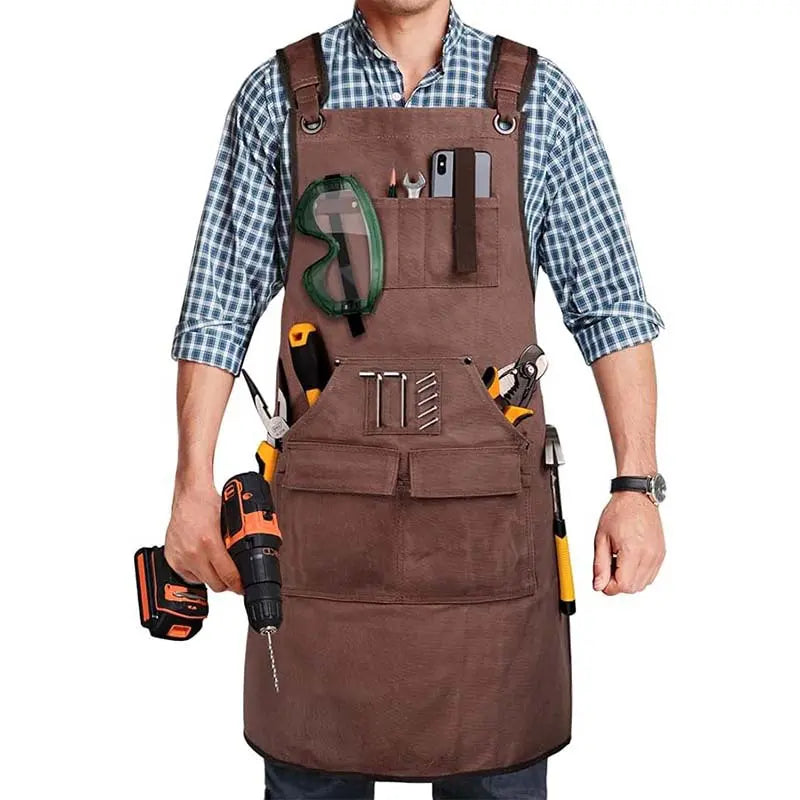 Home Kitchen Gardening Woodworking Canvas Apron GLlew Homewares