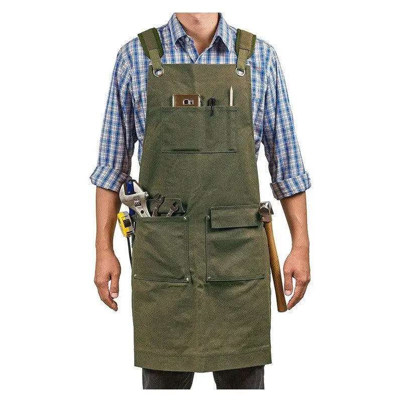 Home Kitchen Gardening Woodworking Canvas Apron GLlew Homewares