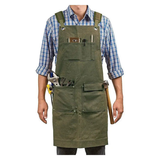 Home Kitchen Gardening Woodworking Canvas Apron GLlew Homewares