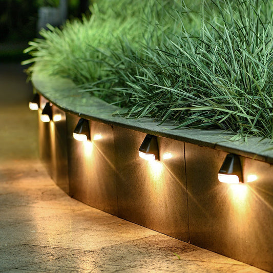 Outdoor Light Solar LED Wall Lamp – IP65 Rainproof Garden Step Light GLlew Homewares