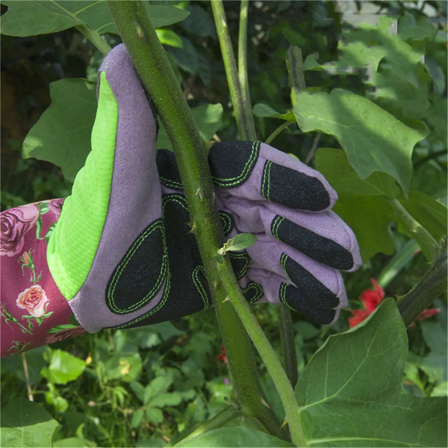 Long Tube Gardening Floral Stab-resistant Gloves GLlew Homewares